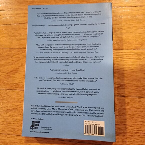 Little Girl Blue: The Life Of Karen Carpenter A Biography Paperback - Picture 7 of 10